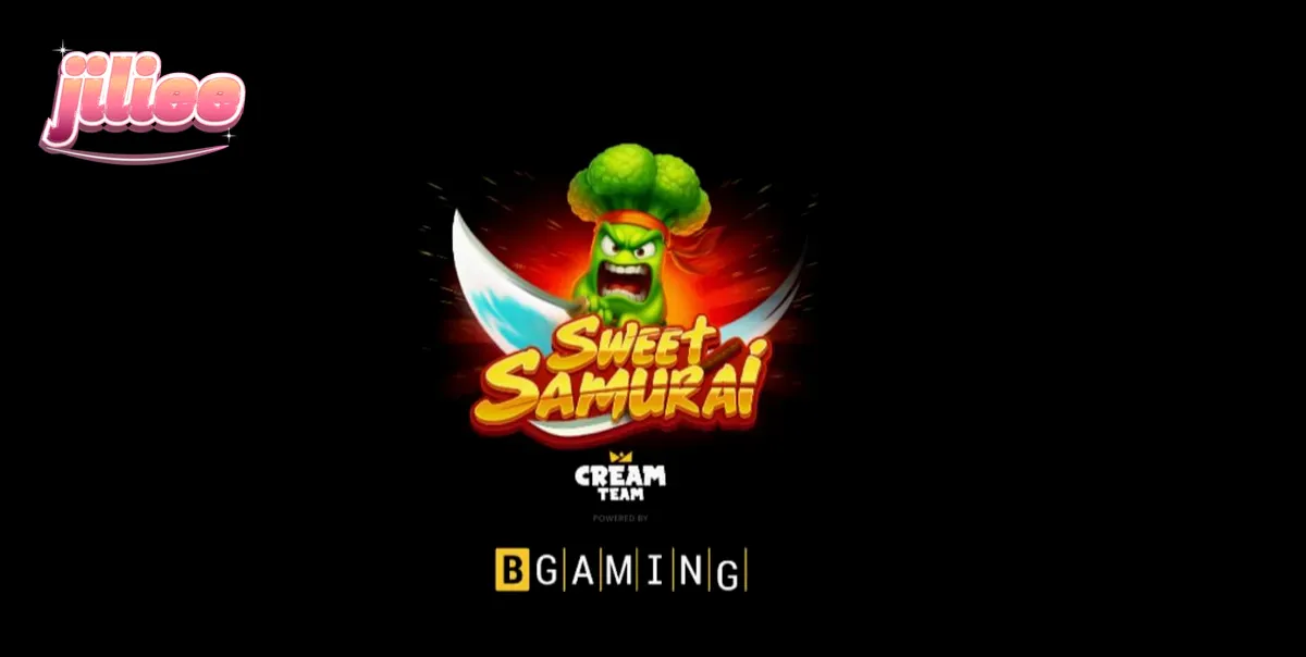Tampilan visual slot Sweet Samurai dengan latar belakang dojo dan simbol buah-buahan.